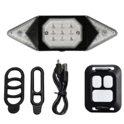 چراغ عقب دوچرخه راهنما دار وایرلس مدل LY-6700