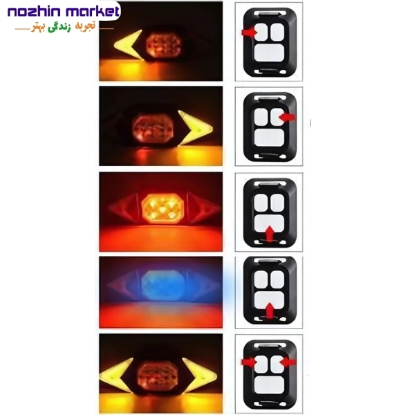 مشخصات چراغ خطر دوچرخه مدل LY-6700