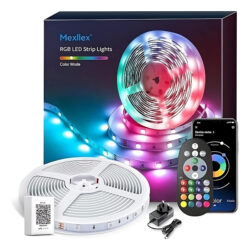 ریسه نواری اسمارت  MEXLLEX RGB LED رول 15 متری