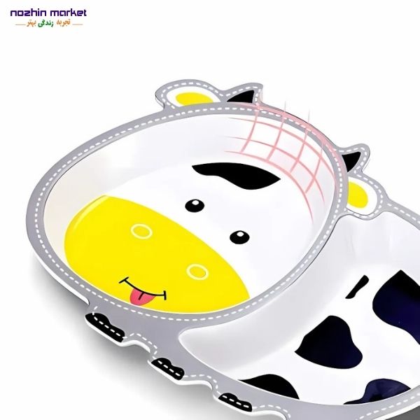خرید ظرف غذا 5 تیکه بامبو گاو