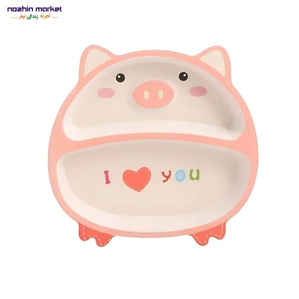 خرید ظرف غذا 5 تیکه بامبو خوک