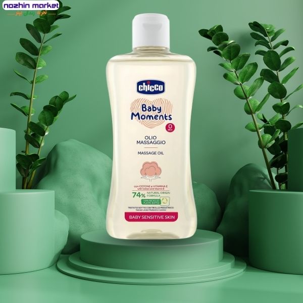 خرید روغن ماساژ چیکو BABY MOMENTS حجم 200 میل