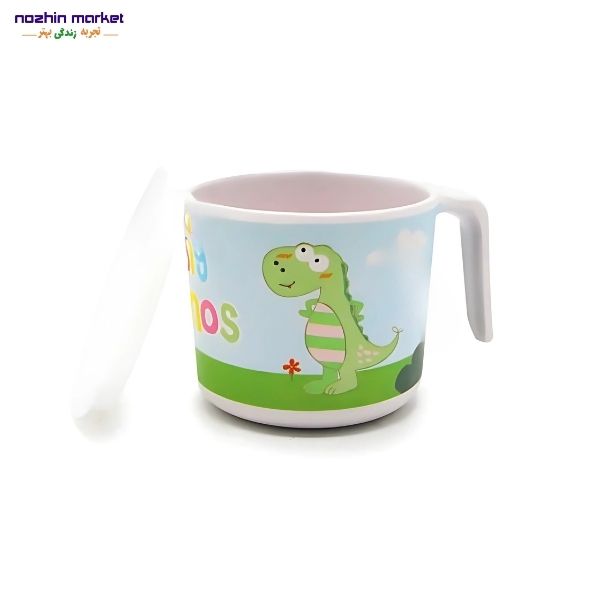 قیمت ظرف غذا 5 تیکه بامبو دایناسور