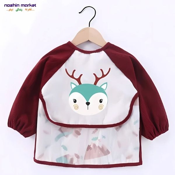 خرید پیشبند آستین بلند مخمل کبریتی DR GYM