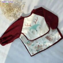 خرید پیشبند آستین بلند مخمل کبریتی DR GYM