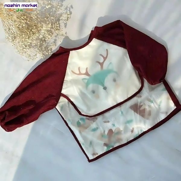 خرید پیشبند آستین بلند مخمل کبریتی DR GYM