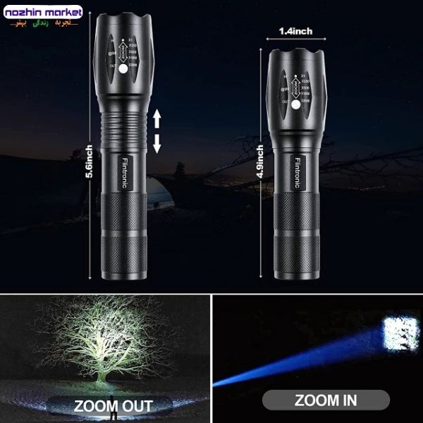 خرید چراغ قوه شارژی فلینترونیک