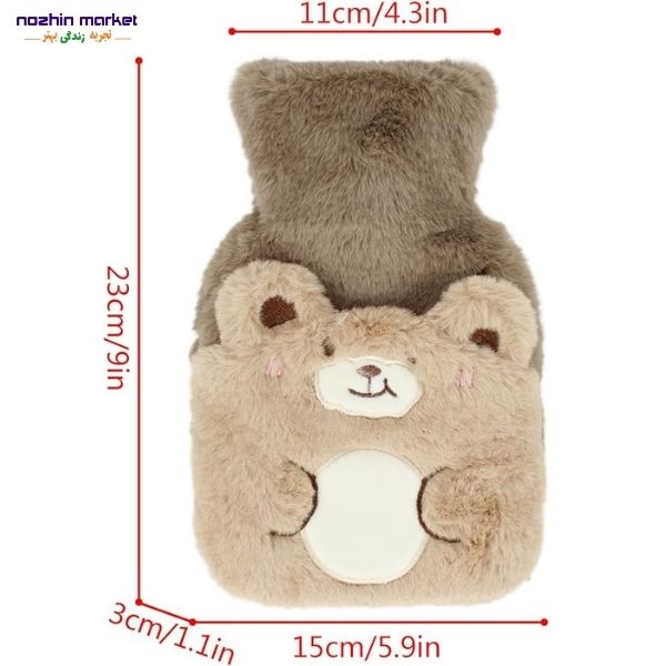 قیمت کیسه آب گرم خزدار طرح حیوانات