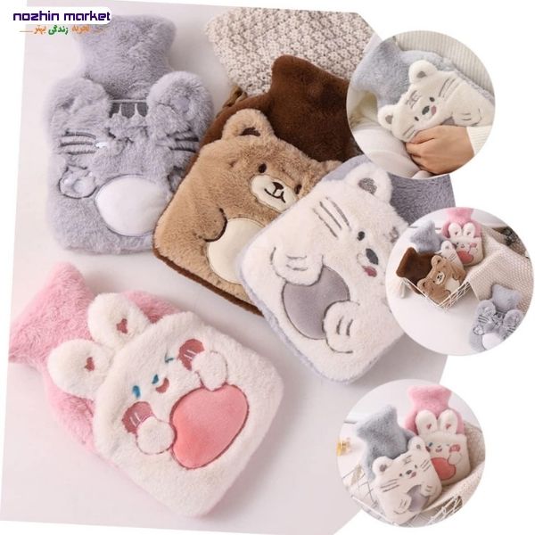 مشخصات کیسه آب گرم خزدار طرح حیوانات