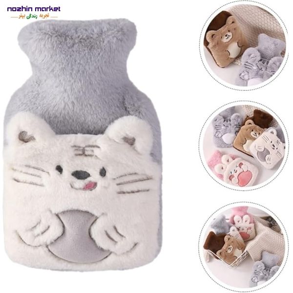 خرید کیسه آب گرم خزدار طرح حیوانات