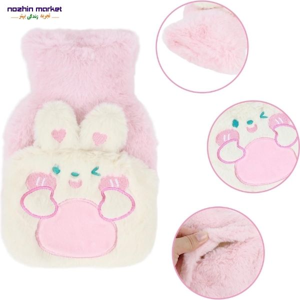 خرید کیسه آب گرم خزدار طرح حیوانات