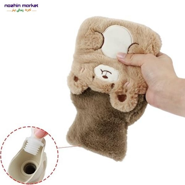 خرید کیسه آب گرم خزدار طرح حیوانات