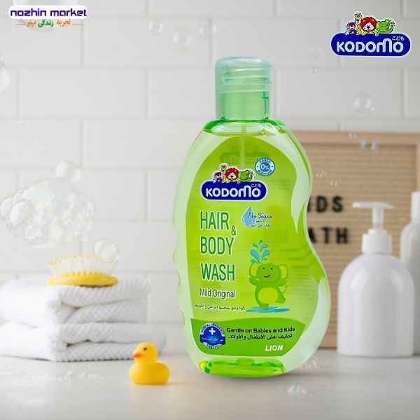 خرید شامپو سر و بدن کودک کودومو 200ML