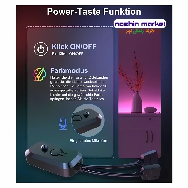 مشخصات ریسه ال ای دی 15 متری NALLEE