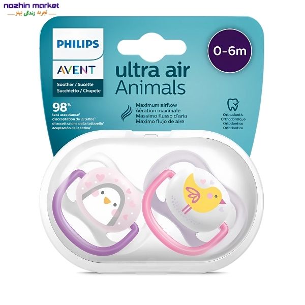 قیمت پستانک 0/6 ماه میکس فیلیپس اونت SCF080/11