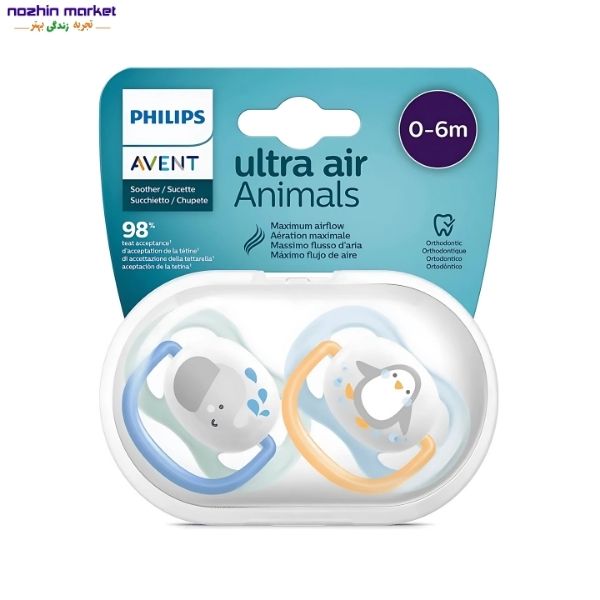 قیمت پستانک 0/6 ماه میکس فیلیپس اونت SCF080/11