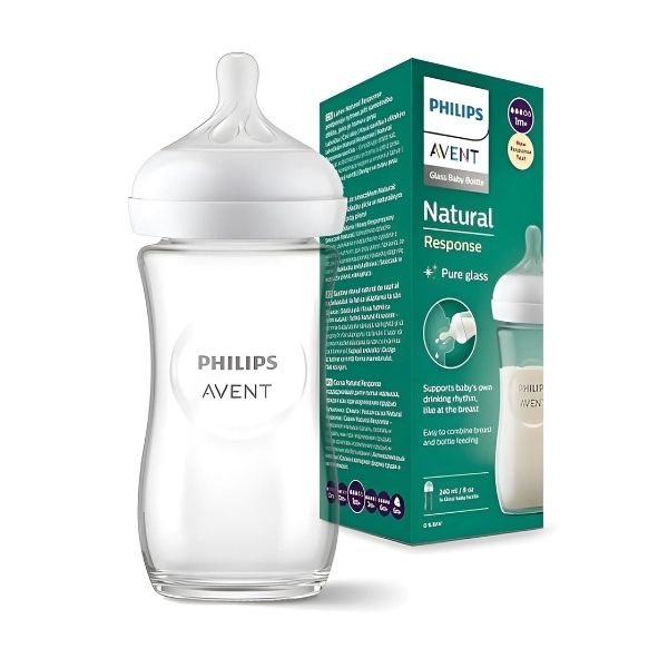شیشه شیر ضد چکه 240 میل پیرکس PHILIPS Avent