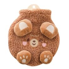 کیسه آب گرم طرح تدی گرد برجسته 350ML